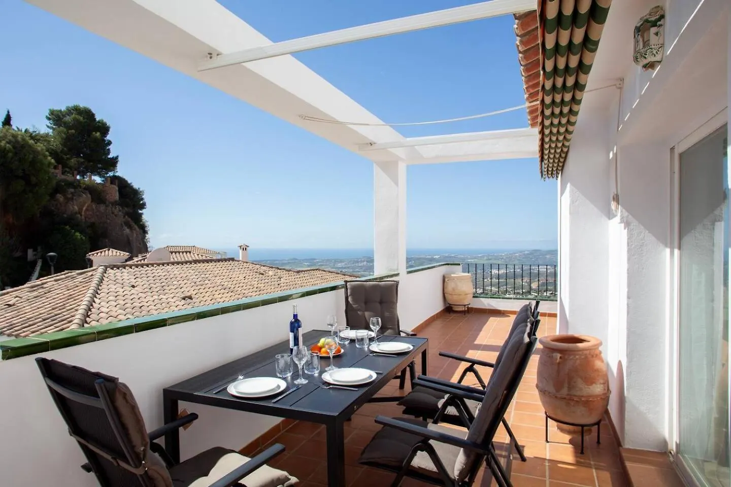 Sea View Penthouse In Historic Mijas Pueblo Apartment