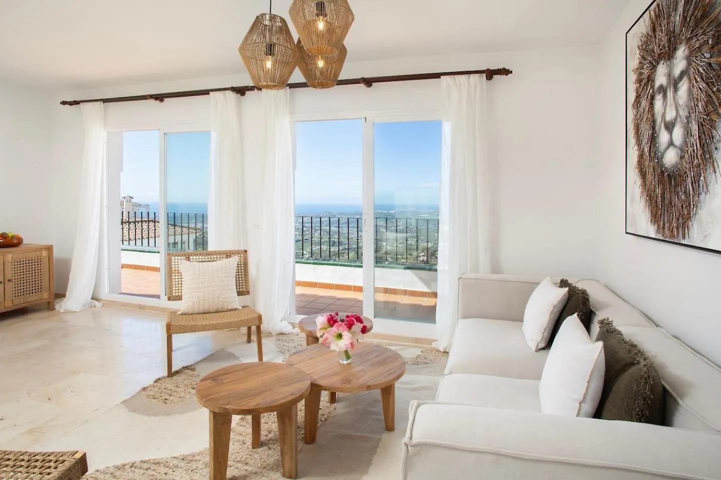 Sea View Penthouse In Historic Mijas Pueblo Apartment
